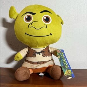 NWT Dreamworks Green Shrek Oger Small Plush Stuffie Toy